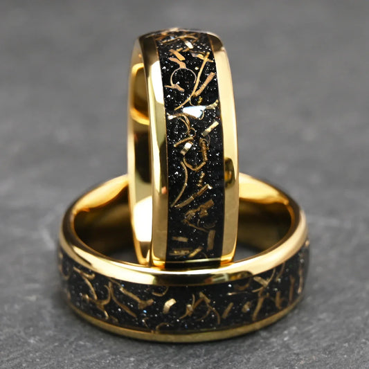 8MM tungsten ring anillos bague homme pareja de compromiso fashion jewelry Men’s wedding bands couple 18K engagement rings gifts